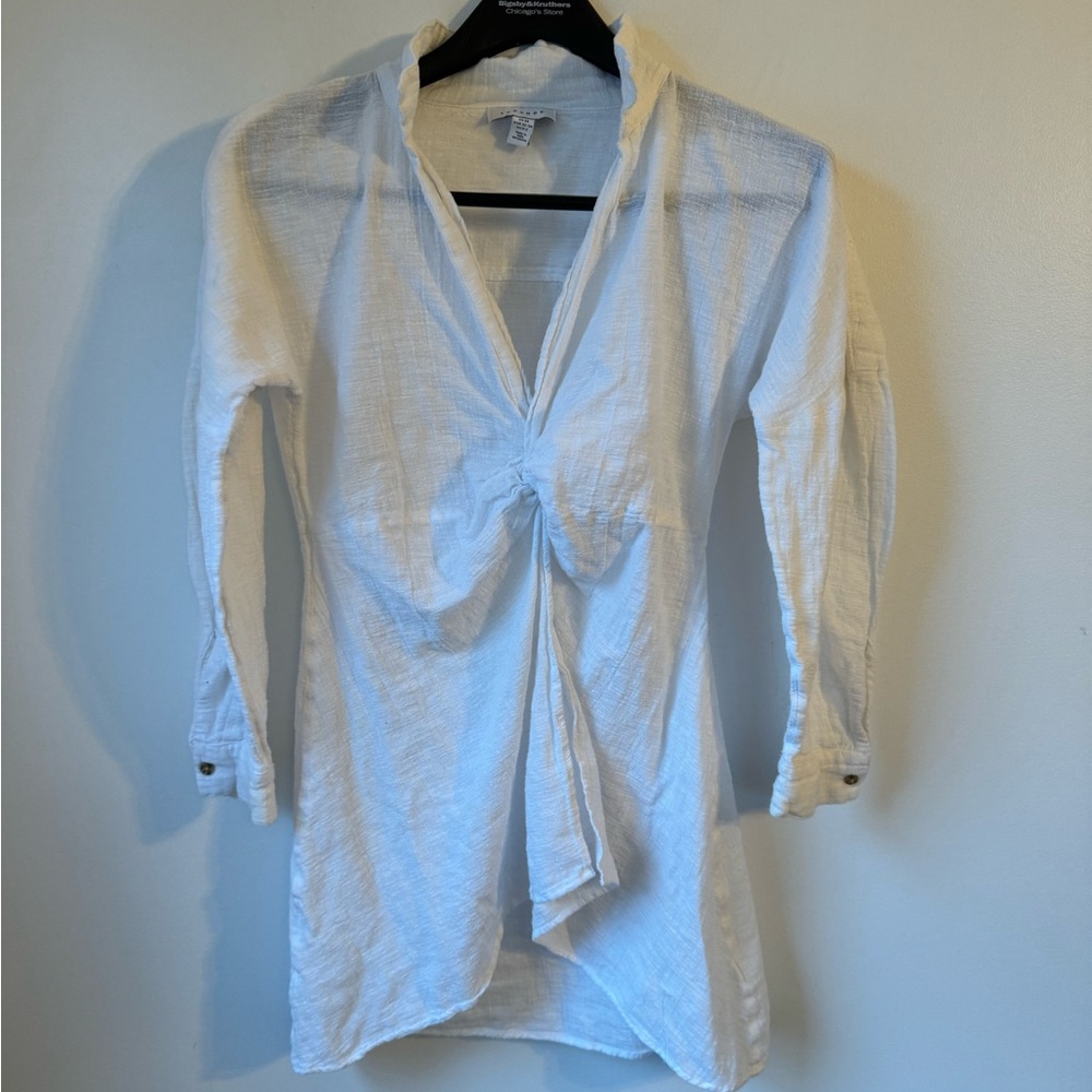 XS TopShop White Cover up